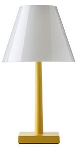 Lampă de masă Rotaliana, Dina+, reglabil, Galben, Camera de zi, Metal, Design