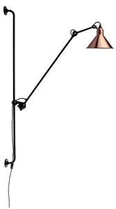 Lampă de perete Lampe Gras, 214 Round, Negru, Camera de zi, Metal, Design
