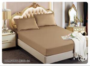 Husa de pat cu elastic si doua fete perna, 180x200 cm, H300-04