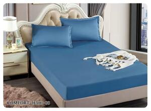 Husa de pat cu elastic si doua fete perna, 180x200 cm, H300-08