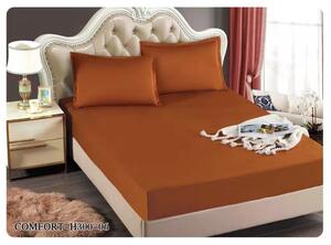 Husa de pat cu elastic si doua fete perna, 180x200 cm, H300-06