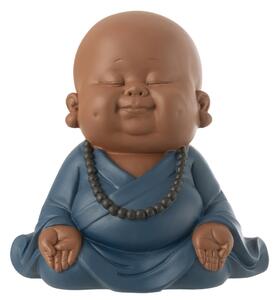 Figurina Monk, Zen Resin, Blue, S, L 20 W 16.5 H 19.5 cm