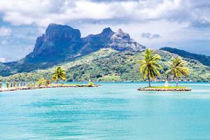 Fototapetă vlies insula bora bora 375 x 250 cm