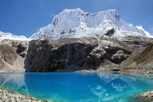 Fototapetă vlies lacul huascaran 375 x 250 cm