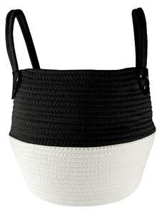 Kleine Wolke Patch coș de baie alb-negru 8649926062