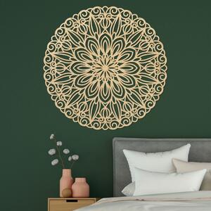 Mandala elegantă din lemn pe perete - SOFIS