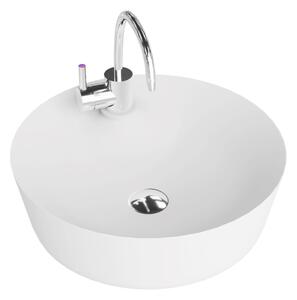LaVita Caribe lavoar 43.5x43.5 cm rotund de blat alb luciu 5908211479415