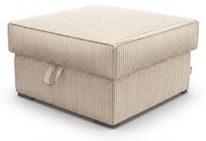 OFERTA Taburet crema SMART COSARO cu spatiu de depozitare 65x65 cm II. calitate