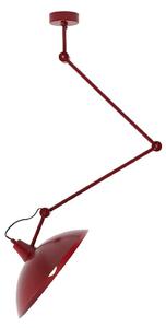 Lustră Pendul ALDEX, Melos, reglabil, Roșu, Camera de zi, Metal, Scandinavă