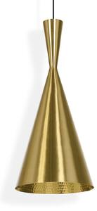 Lustră Pendul Tom Dixon, Beat, reglabil, Auriu / Alamă, Camera de zi, Alamă, Design