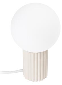 Lampă de masă SOLLUX LIGHTING, ORBI, Bej, Camera de zi, Aluminiu