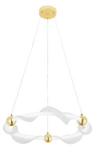 Lampa LED G010-CP WHITE/GOLD