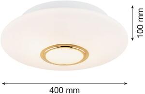 Argon Chicago plafon 2x15 W alamă-opal 1030