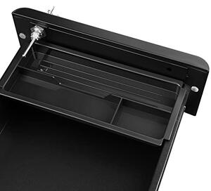 RollBox metalic -Black30 – casetiera metalica de birou -3 sertare