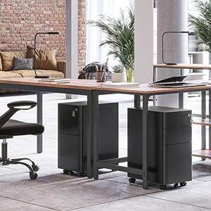 RollBox metalic -Black30 – casetiera metalica de birou -3 sertare