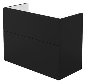 Deante Tubo dulap 80x38.5x60 cm sub chiuveta pe perete negru STU_NU81