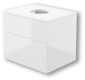 Deante Prizma dulap cu blat 60x47x52 cm sub chiuveta pe perete alb SDI_6B61