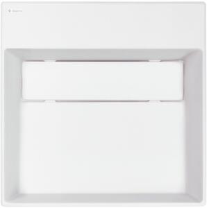 Deante Correo lavoar 40x40 cm pătrat de blat alb mat CQR_AU4M