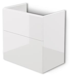 Deante Tubo dulap 60x38.5x60 cm sub chiuveta pe perete alb STU_6U61