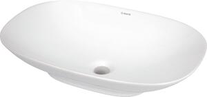 Deante Arnika, chiuveta ceramica blat 600x400x150 mm, alb, CGN_6U6S