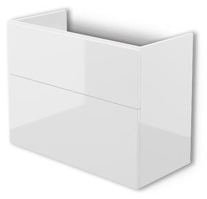 Deante Tubo dulap 80x38.5x60 cm sub chiuveta pe perete alb STU_6U81