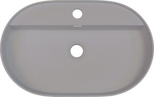 Deante Silia lavoar 55x35 cm ovale de blat gri/piatră mat CQS_SU6B