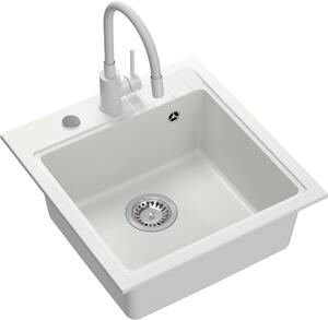 Quadron Peter chiuveta cu baterie alb/alb HCQP5052BIK_3323503WHM
