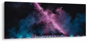 Tablou - Fum roz-albastru (120x50 cm)