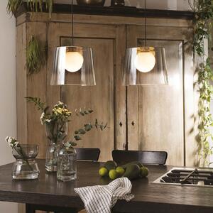 Ideal Lux Fade lampă susp. LED crom transparent