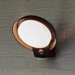 Aplică LED exterior Polo aluminiu turnat, senzor