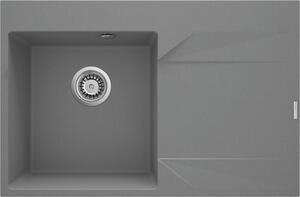 Deante Evora chiuvetă din granit 76x50 cm gri/grafit/onix ZQJ_S11P