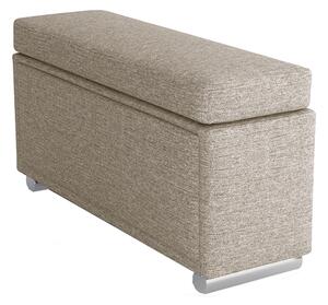 KONDELA Cotieră, gri bej Taupe, model stânga, BOBY