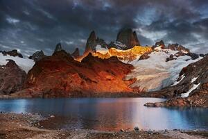 Fototapetă vlies fitz roy, argentina 375 x 250 cm