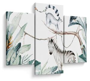 Tablou - Animale exotice (90x60 cm)