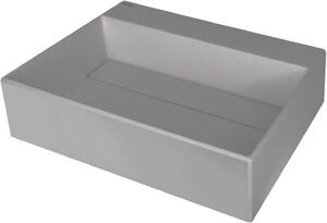 Deante Correo lavoar 50x40 cm dreptunghiular de blat gri/piatră mat CQR_SU5M