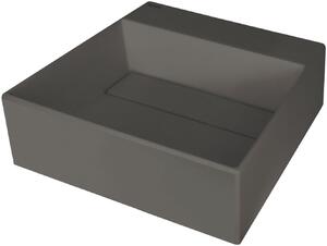 Deante Correo lavoar 40x40 cm pătrat de blat antracit mat CQR_TU4M