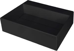 Deante Correo lavoar 50x40 cm dreptunghiular de blat negru mat CQR_NU5M