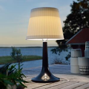 Lampă LED solară de masă Assisi Sitra, neagră