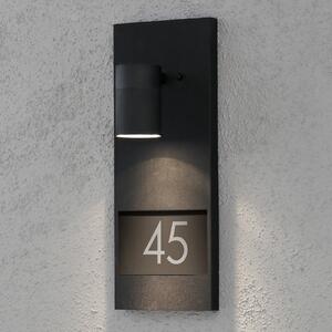 Modena 7655 lumina pentru numere de casă, negru