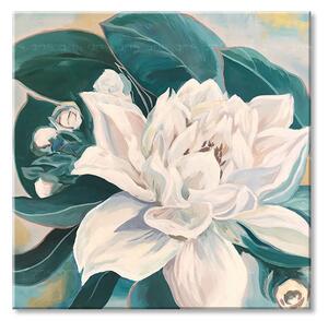 Tablou canvas KITTICA CU FETE VERZI 70x70 cm