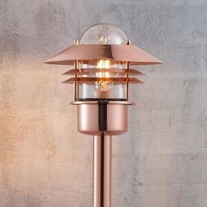 Nordlux Bornă luminoasă Blokhus din cupru, Cupru, Metal