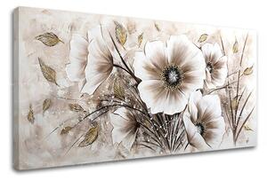 Tablou canvas FLORI 1 parte - 90x50 cm