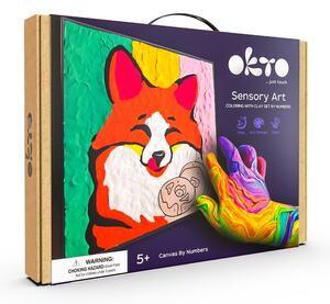 OKTO pictură cu masă autoîntărită 30 x 30 cm Fox
