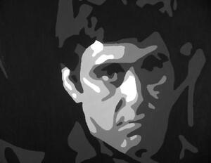 Tablou POP ART pictat manual AL PACINO 150x100 cm