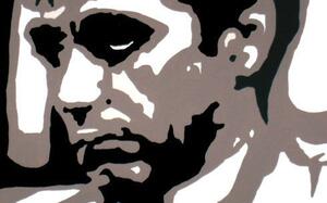 Tablou POP ART pictat manual AL PACINO 120x80 cm