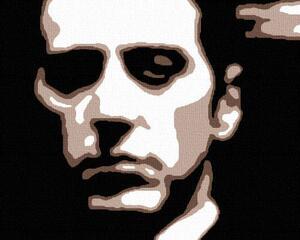 Tablou POP ART pictat manual GODFATHER 120x80 cm