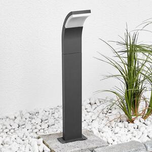 Lucande Timm bornă luminoasă LED, 60 cm, antracit, metal, IP54