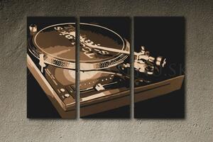 Tablou POP ART pictat manual DJ 60x40 cm