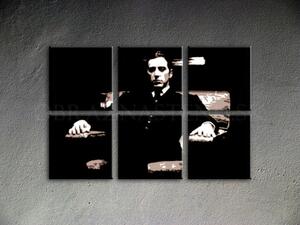 Tablou POP ART pictat manual GODFATHER 120x80 cm