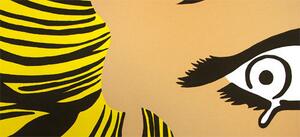 Tablou POP ART pictat manual LICHTENSTEIN 120x80 cm